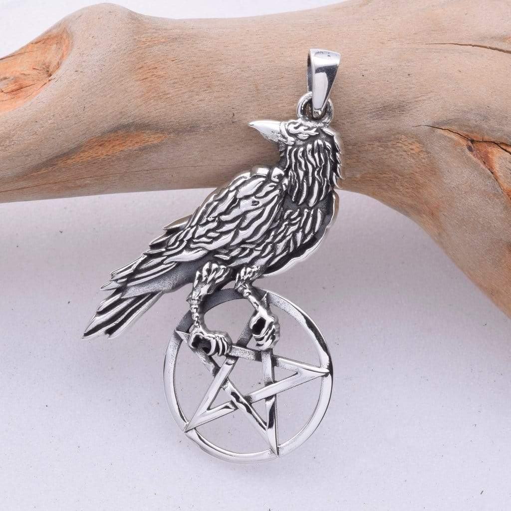Ravens Lookout Solid 925 Sterling Silver Pendant