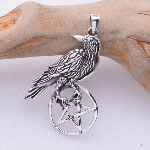 Ravens Lookout Solid 925 Sterling Silver Pendant
