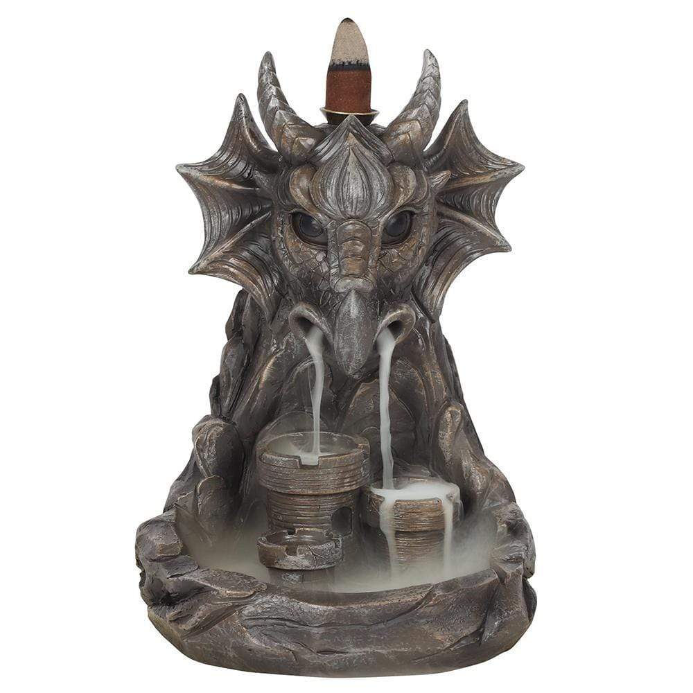 Grey Dragon Backflow Incense Cone Burner