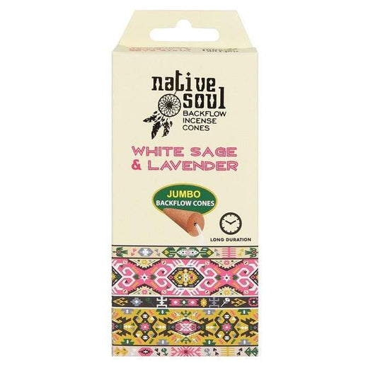 White Sage and Lavender Backflow Incense Cones