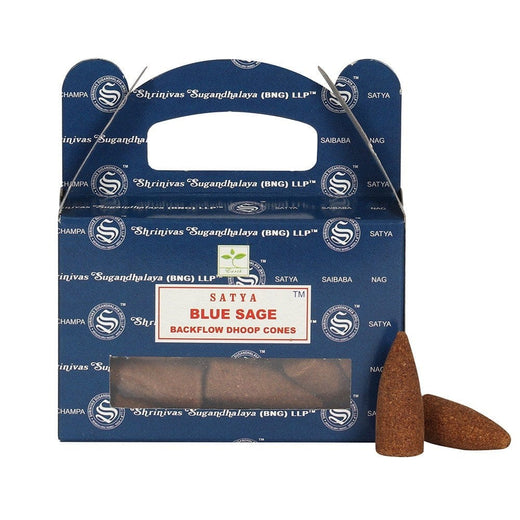 Blue Sage Backflow Incense Cones