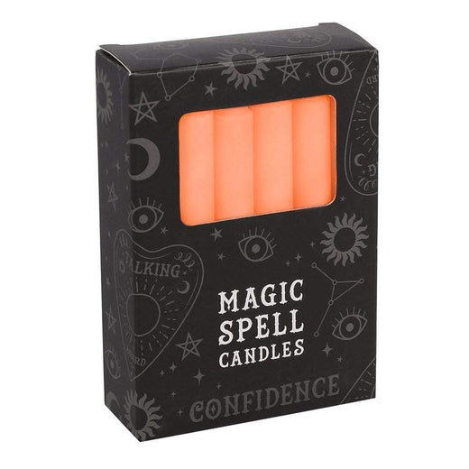 Orange Confidence Spell Candles Pack of 12