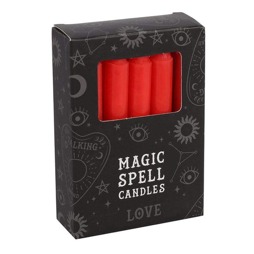 Red Love Spell Candles Pack of 12