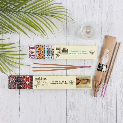 White Sage & Dragon's Blood Incense Sticks By Native Soul
