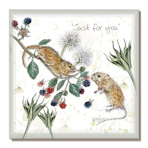 Dormice & Berries Card