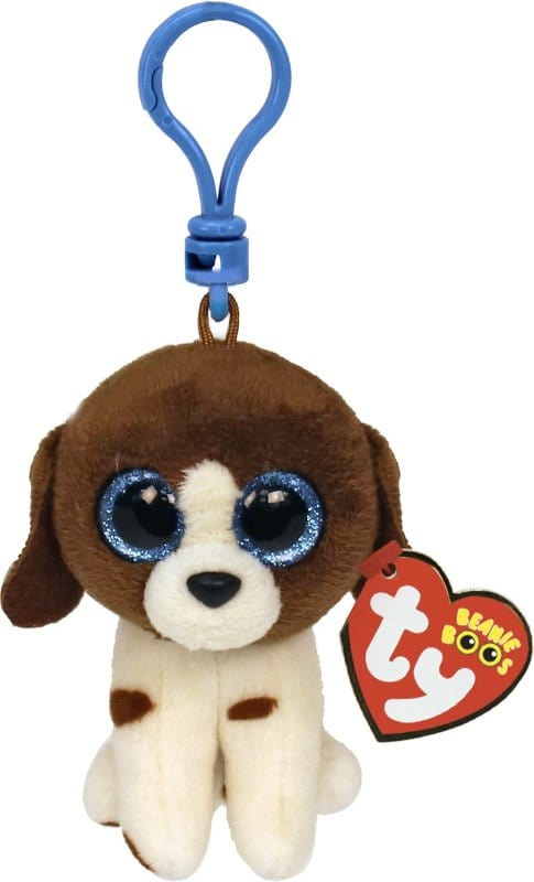 TY TY Muddles Dog Boo Key Clip Beanie 35245