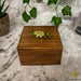 Verma Enterprises Trinket Box Elephant Wooden Box with Brass Inlay VE-33