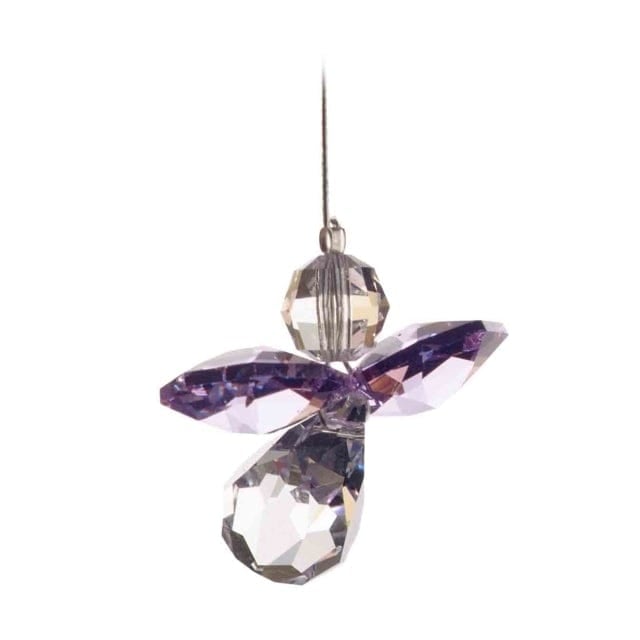 Wild Things Angel June Light Amethyst Guardian Hanging Angel 5080-LA